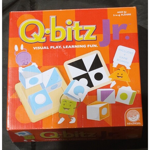 Award Winning Q-bitz Jr. Block Game | 5+ | 2-4 Players | 15 Minutes Playing Time - Picture 1 of 6